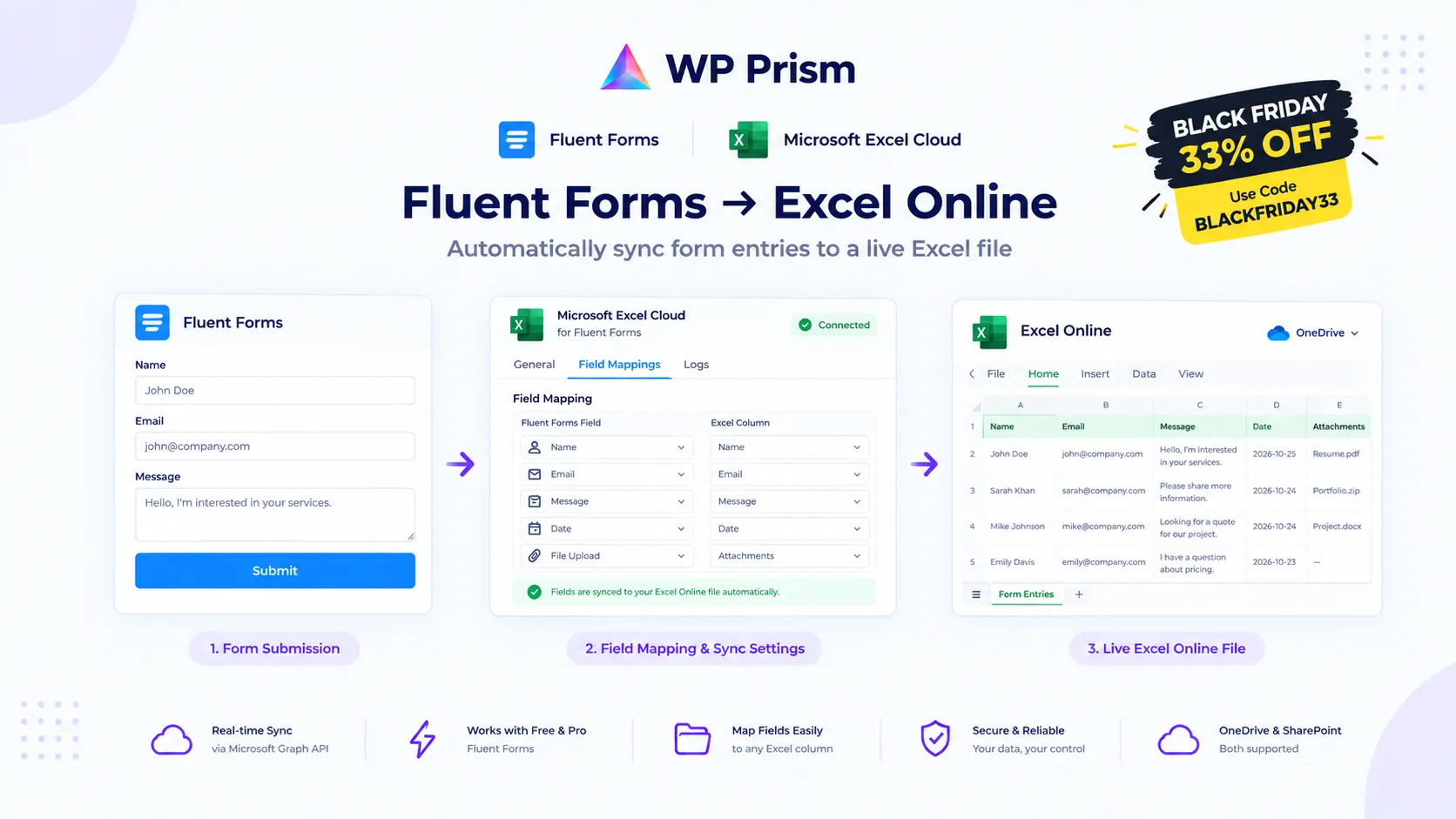 Get 33% Off Microsoft Excel Cloud for Fluent Forms This Black Friday